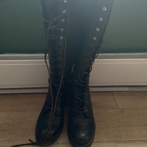 Frye Combat Boots